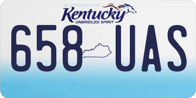 KY license plate 658UAS