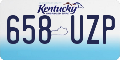 KY license plate 658UZP