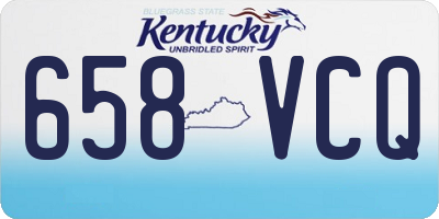 KY license plate 658VCQ
