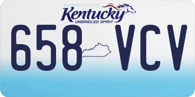 KY license plate 658VCV