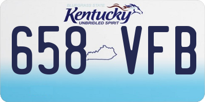 KY license plate 658VFB