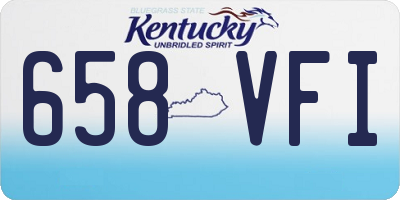 KY license plate 658VFI