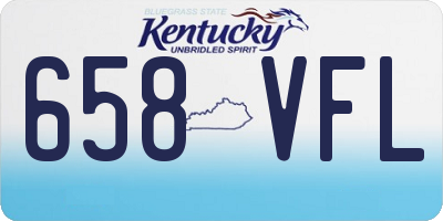 KY license plate 658VFL