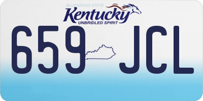 KY license plate 659JCL