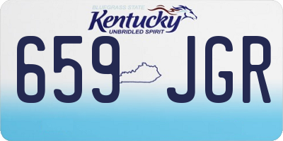 KY license plate 659JGR