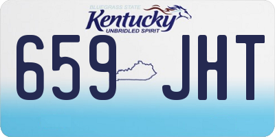 KY license plate 659JHT