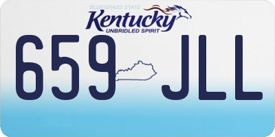 KY license plate 659JLL