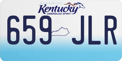 KY license plate 659JLR