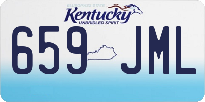 KY license plate 659JML