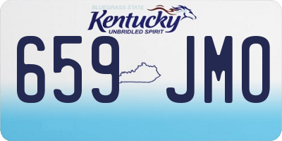 KY license plate 659JMO