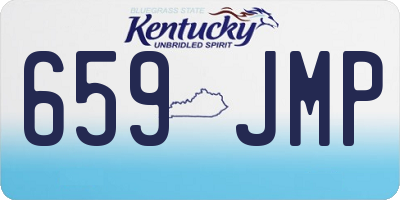 KY license plate 659JMP