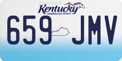 KY license plate 659JMV