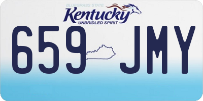 KY license plate 659JMY