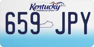 KY license plate 659JPY