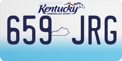 KY license plate 659JRG