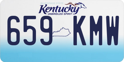 KY license plate 659KMW