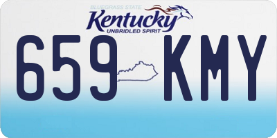 KY license plate 659KMY
