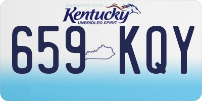 KY license plate 659KQY