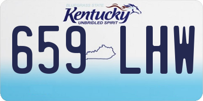 KY license plate 659LHW