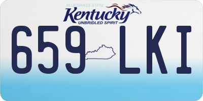 KY license plate 659LKI