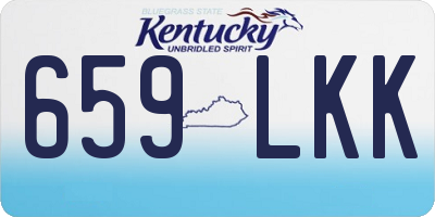 KY license plate 659LKK