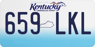 KY license plate 659LKL