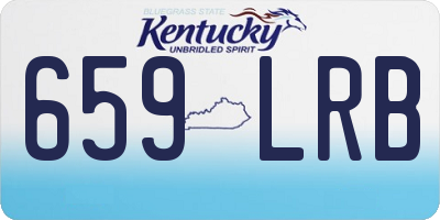 KY license plate 659LRB