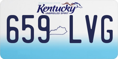 KY license plate 659LVG