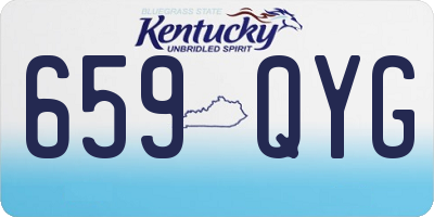 KY license plate 659QYG