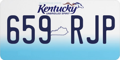 KY license plate 659RJP