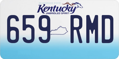 KY license plate 659RMD