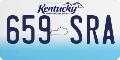 KY license plate 659SRA