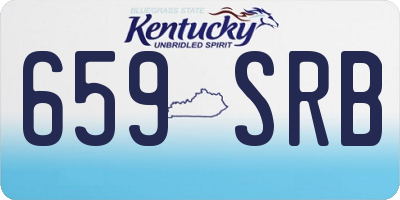 KY license plate 659SRB
