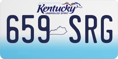 KY license plate 659SRG