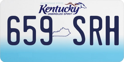 KY license plate 659SRH