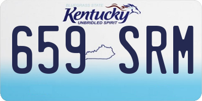KY license plate 659SRM
