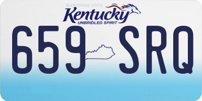 KY license plate 659SRQ