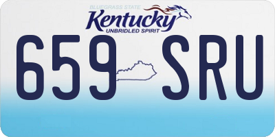 KY license plate 659SRU