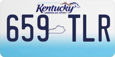 KY license plate 659TLR