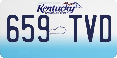 KY license plate 659TVD