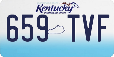 KY license plate 659TVF