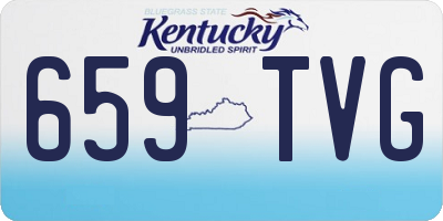 KY license plate 659TVG