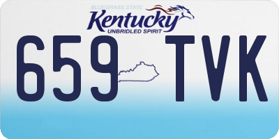 KY license plate 659TVK