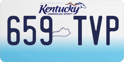 KY license plate 659TVP