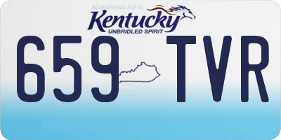 KY license plate 659TVR