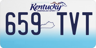 KY license plate 659TVT