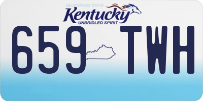 KY license plate 659TWH