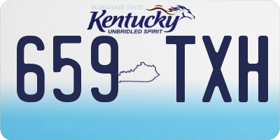 KY license plate 659TXH