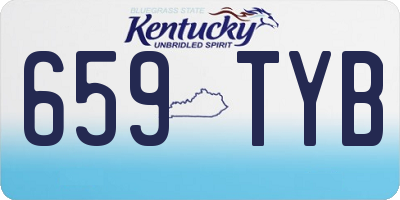 KY license plate 659TYB