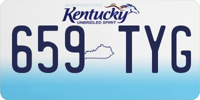 KY license plate 659TYG